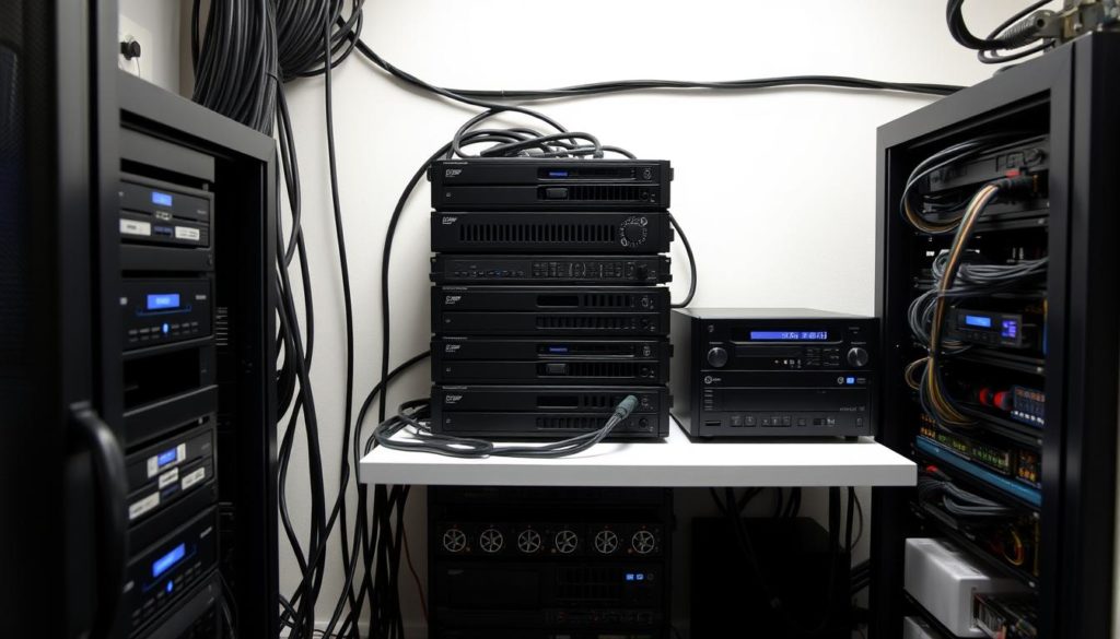 Local backup hardware setup in a Fresno small business server room